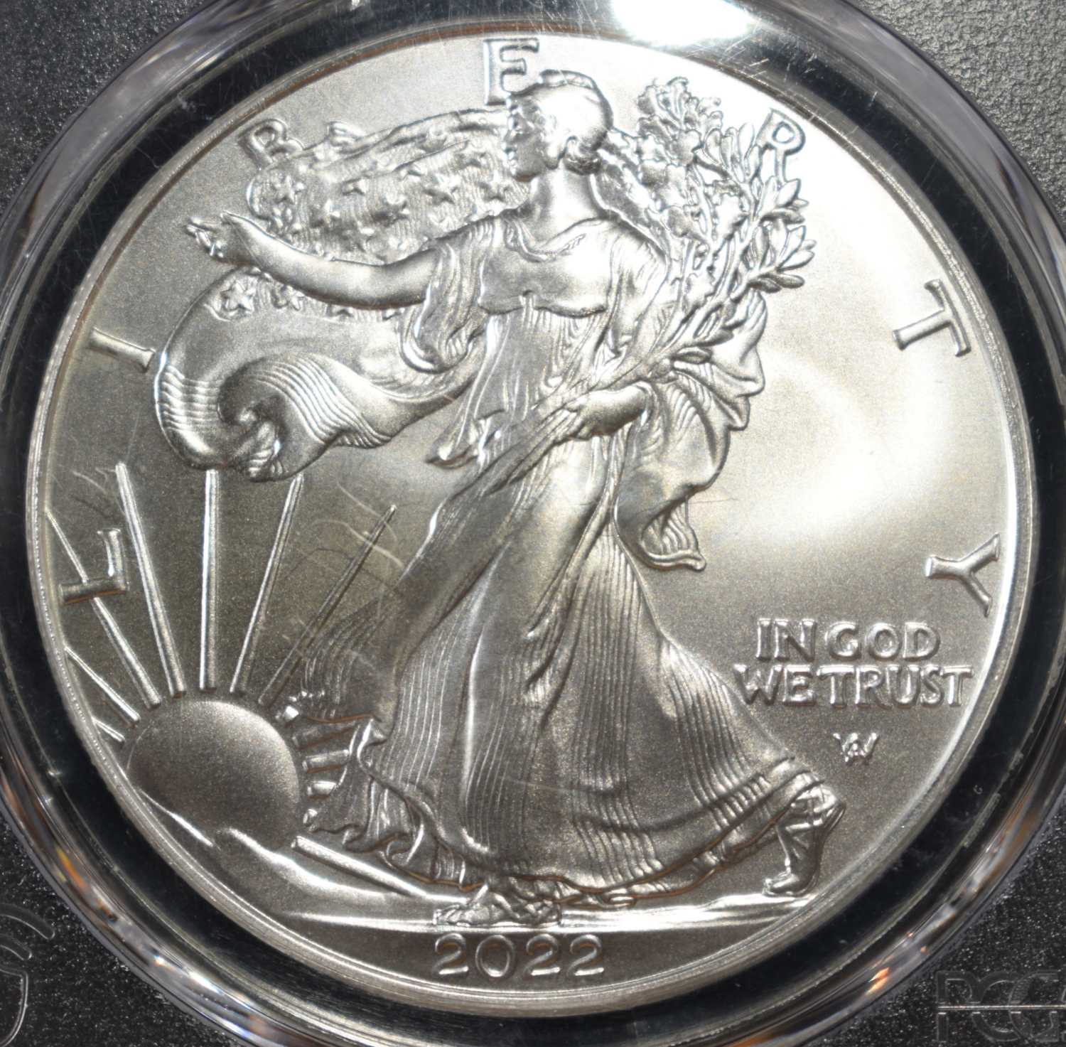 2022 AMERICAN SILVER EAGLE PCGS MS70
