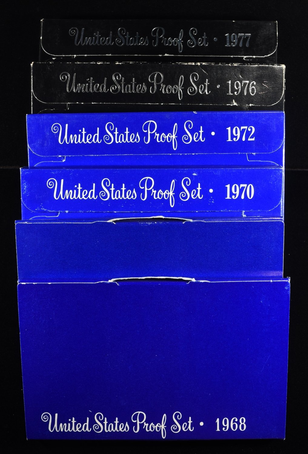 1968-70, 72, 76 & 77 PROOF SETS