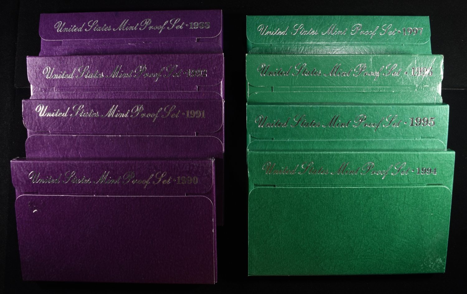 1990-97 PROOF SETS