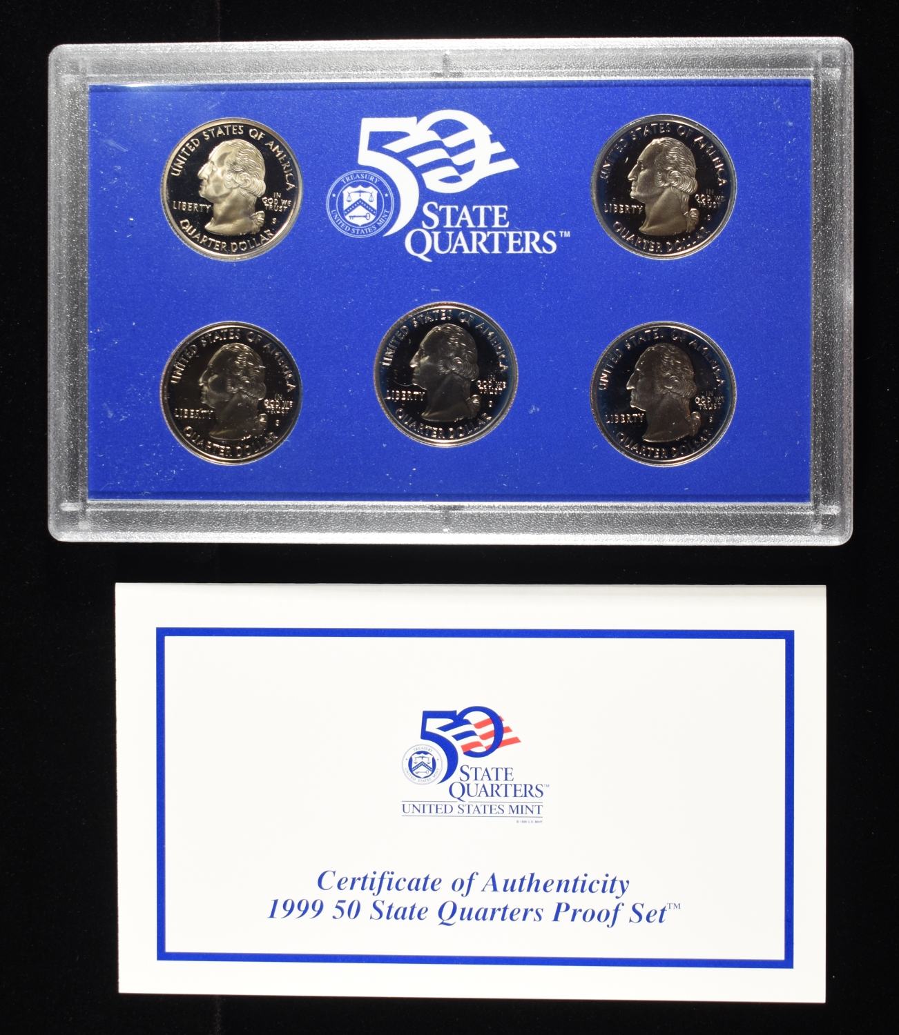99, 03-07 & 11-13 QUARTERS PROOF SETS
