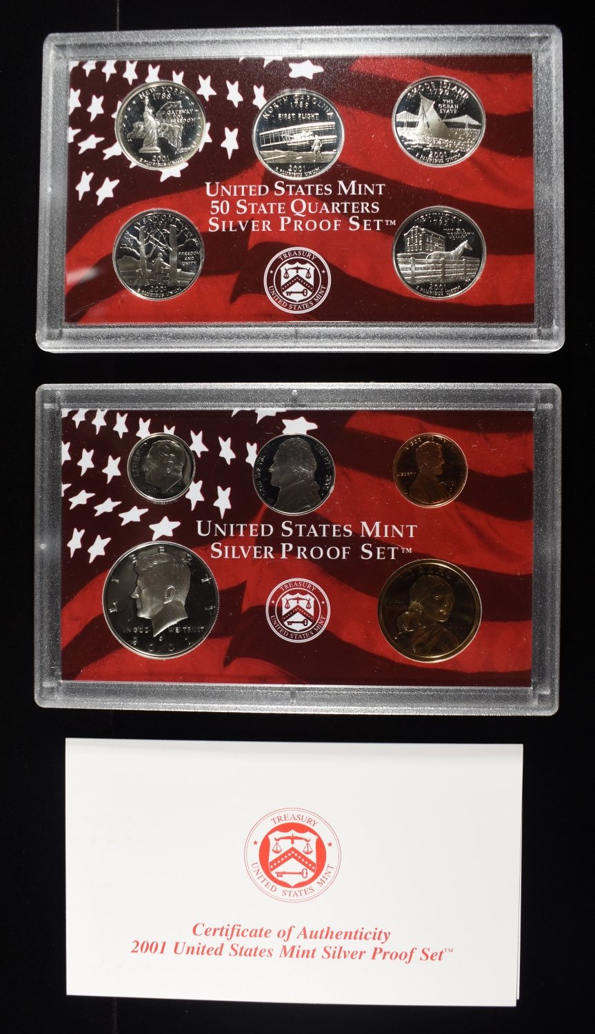 2001 SILVER PROOF SET