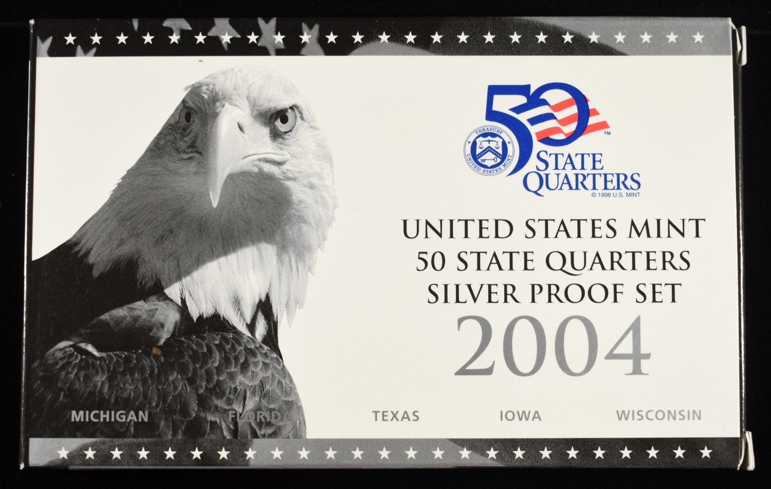 2004 US STATE QUARTERS SILVER PROOF SET