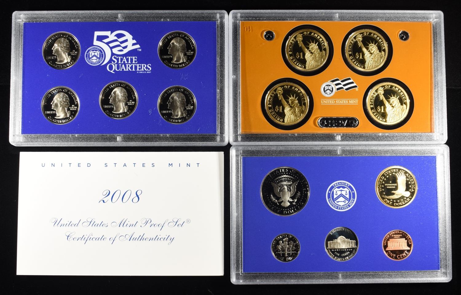 2008 & 2009 US PROOF SETS