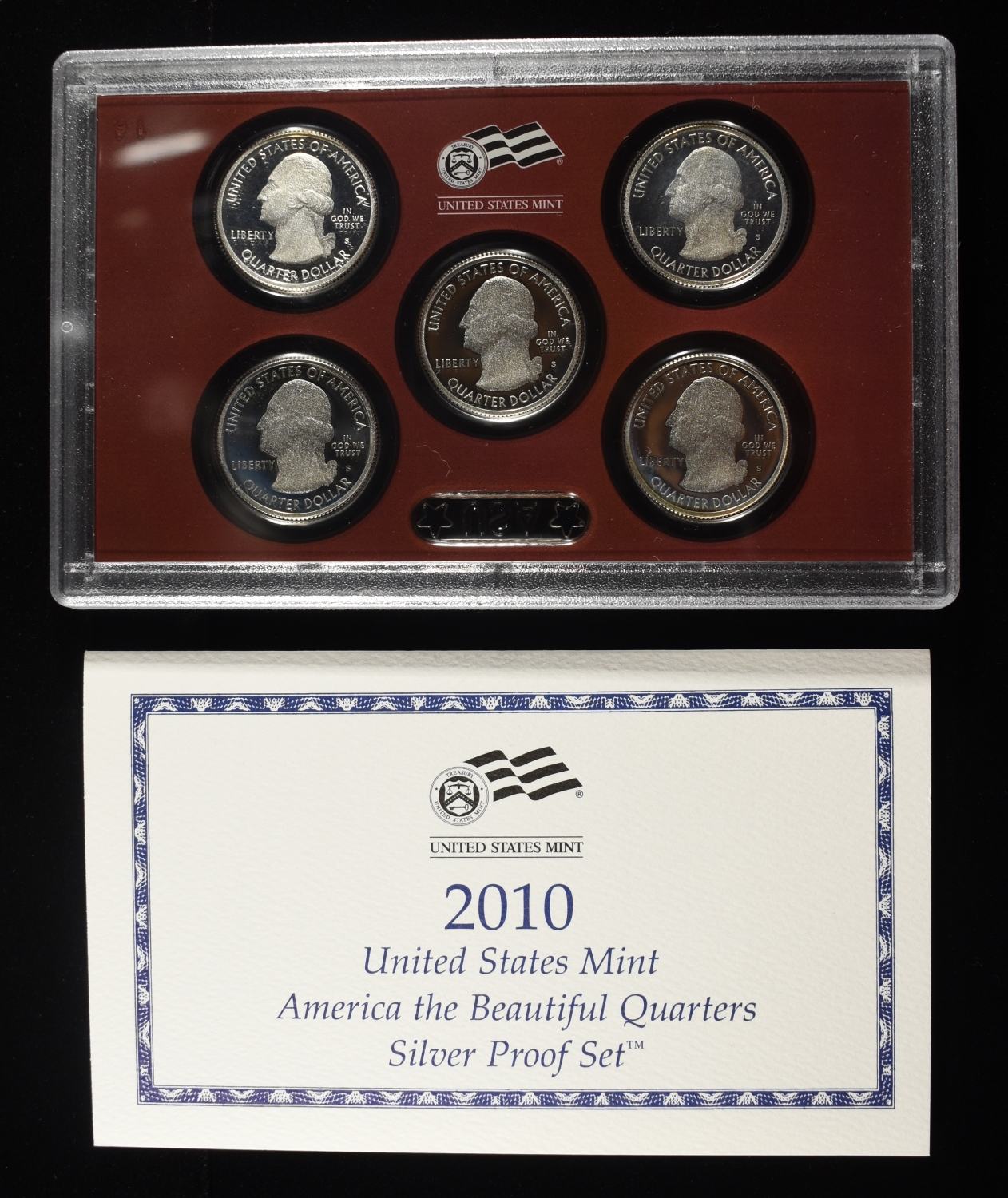 2010 QUARTER SILVER PROOF SET