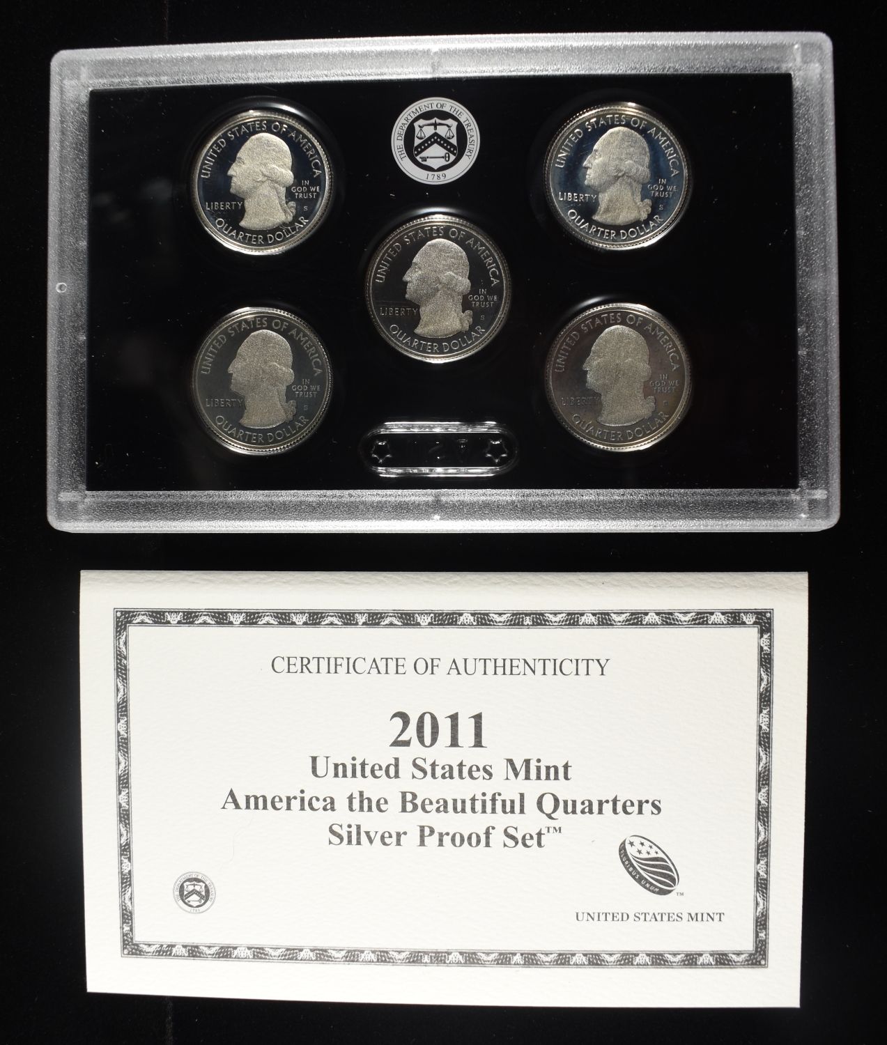 2011 QUARTER SILVER PROOF SET