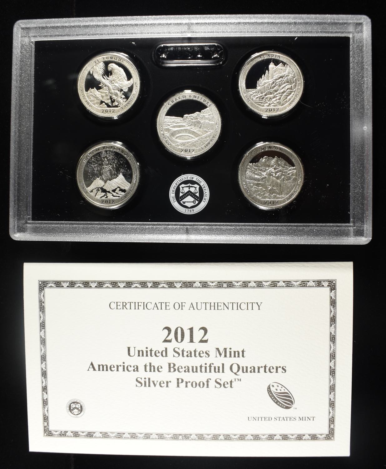 2012 QUARTER SILVER PROOF SET