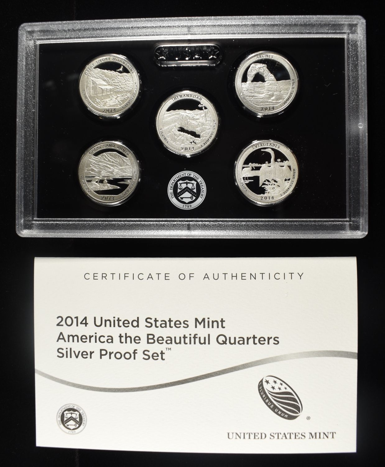 2014 QUARTER SILVER PROOF SET