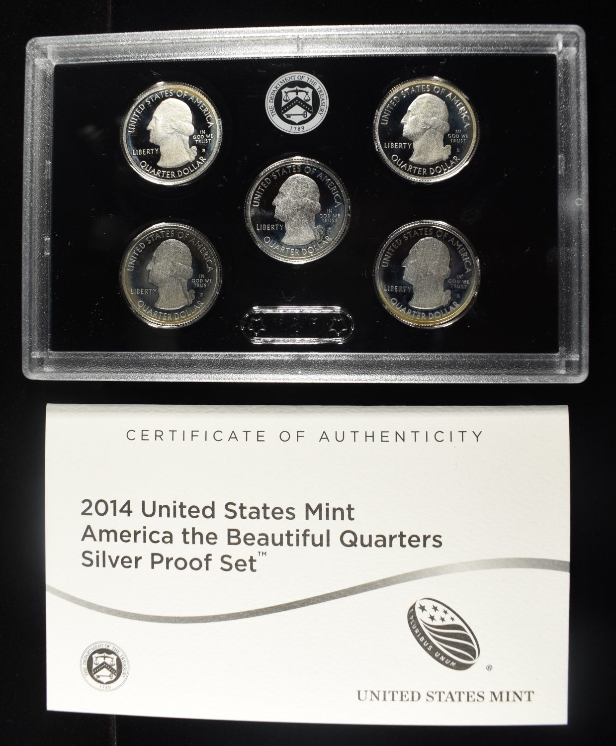 2014 QUARTER SILVER PROOF SET