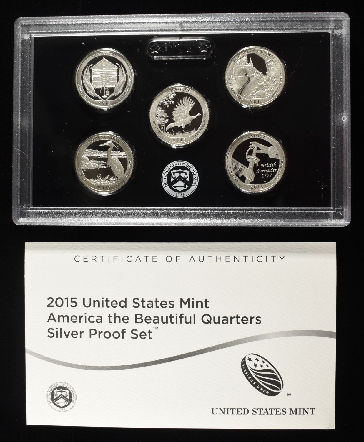 2015 QUARTER SILVER PROOF SET