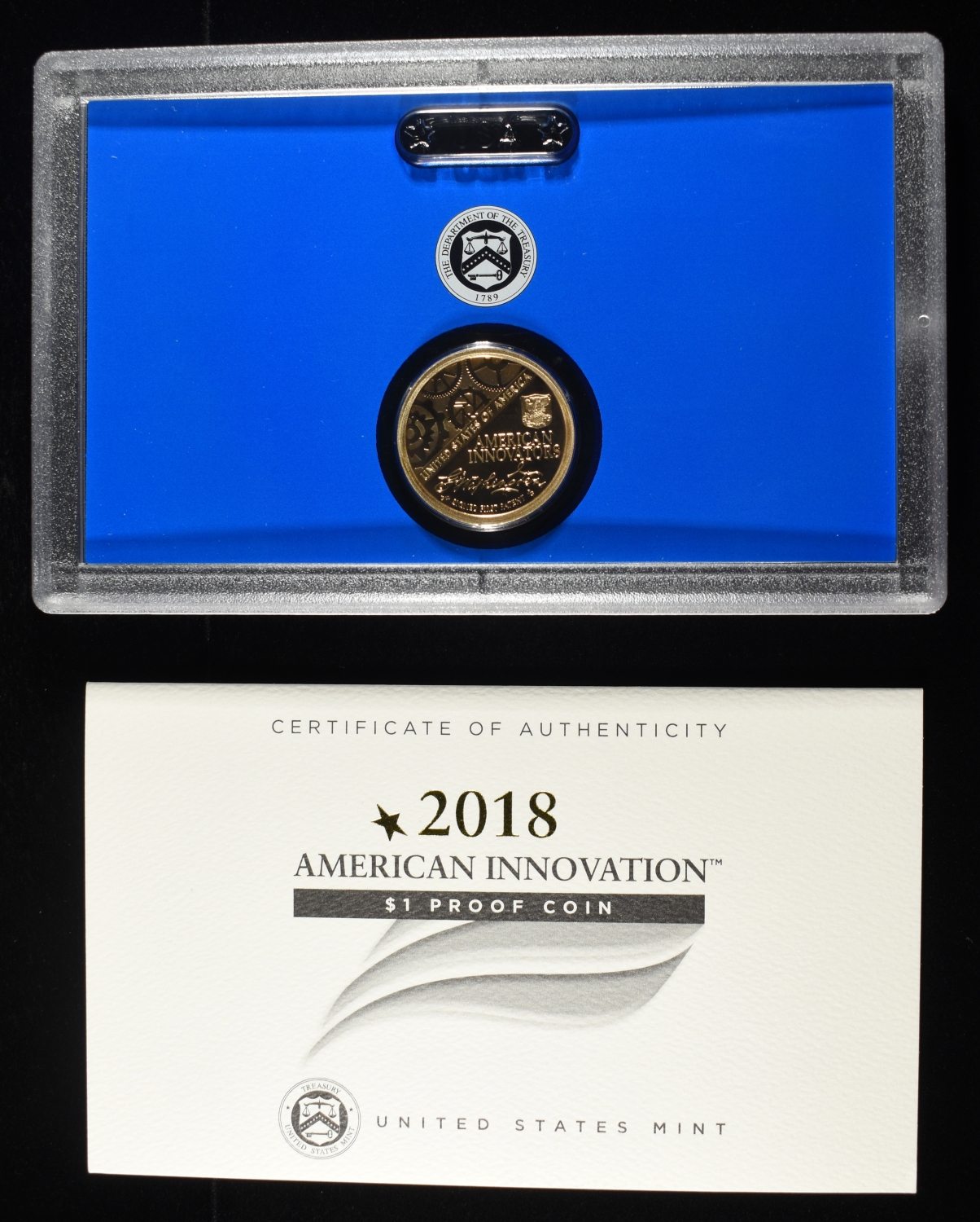2021 & (2) 2018 INNOVATION $1 PROOF SETS