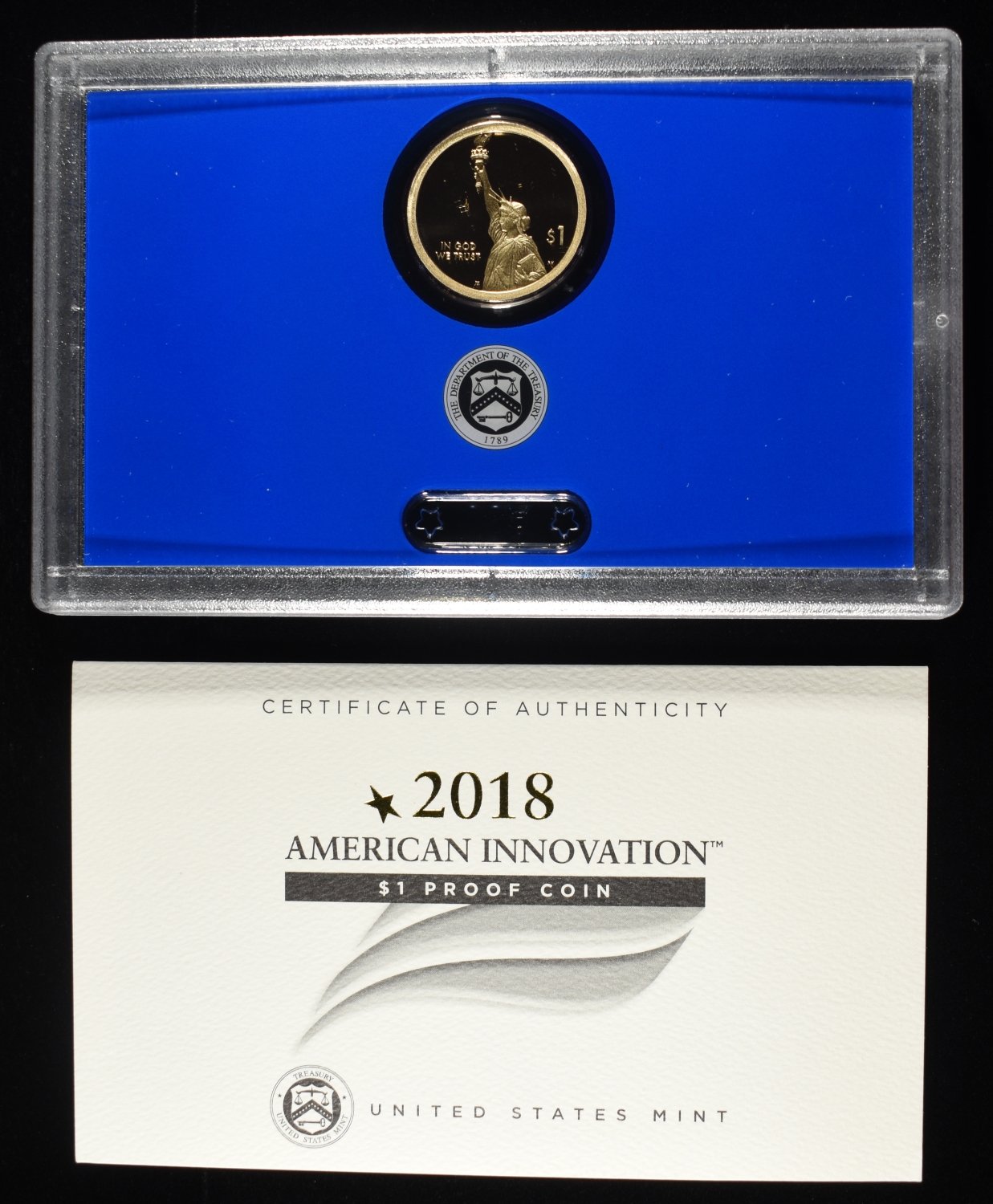 2021 & (2) 2018 INNOVATION $1 PROOF SETS