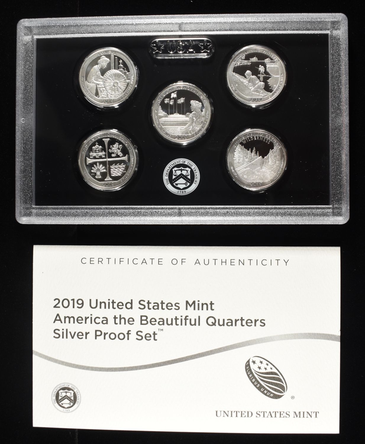 2019 QUARTER SILVER PROOF SET