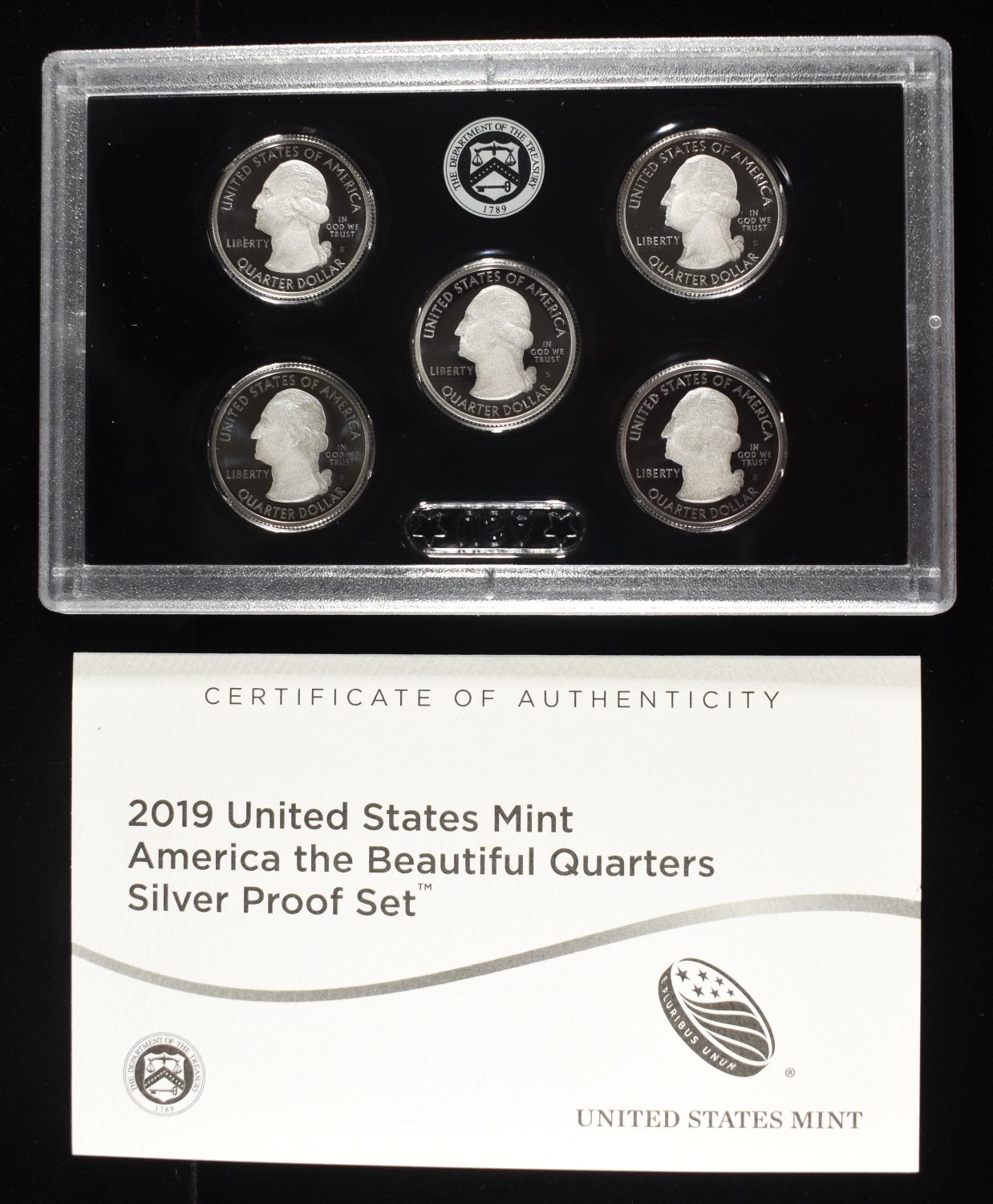 2019 QUARTER SILVER PROOF SET