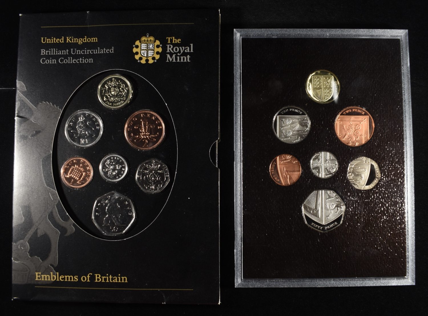 2008 UK ROYAL SHIELD OF ARMS PROOF COLLECTION
