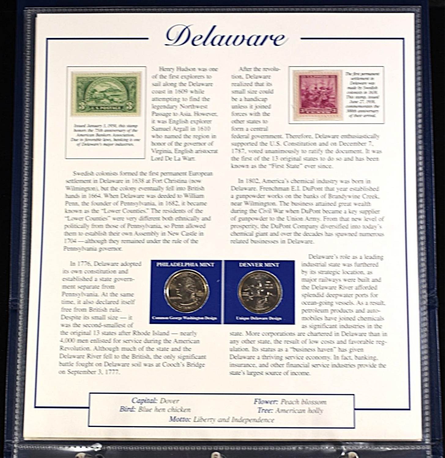 STATEHOOD QUARTERS COLLECTION VOLUME I