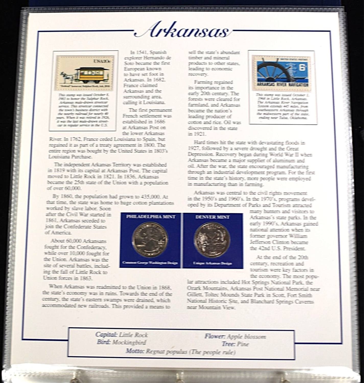 STATEHOOD QUARTERS COLLECTION VOLUME I