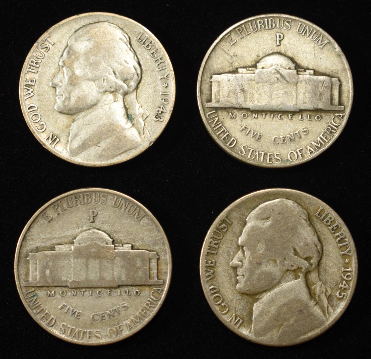 (50) WAR NICKELS