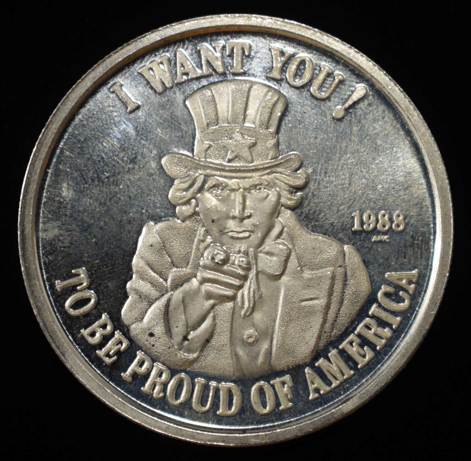 I WANT YOU 1 OZ .999 SILVER ROUND