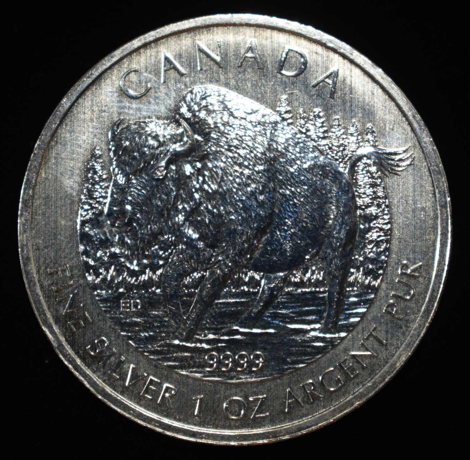 $5 CANADA 1 OZ .999 SILVER ROUND