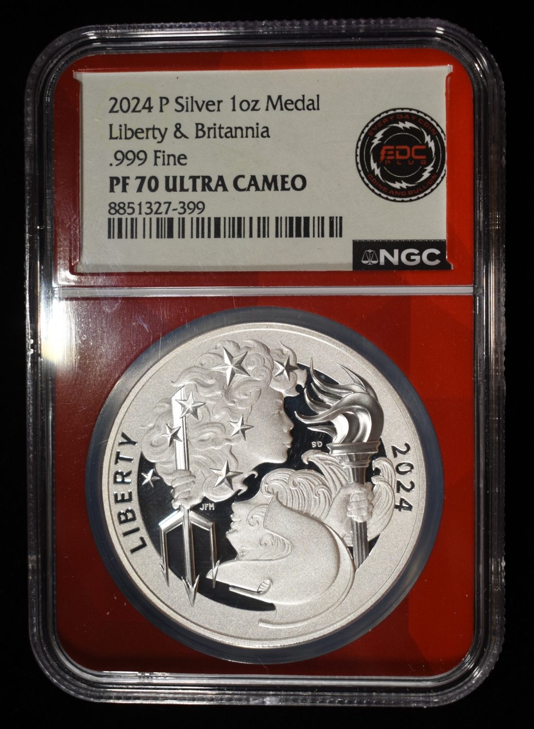 2024-P SILVER LIBERTY & BRITANNIA NGC PF-70 UCAM