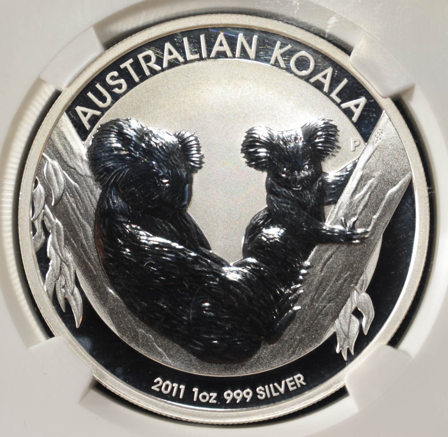 2011-P $1 AUSTRALIA 1 OZ SILVER KOALA NGC MS70