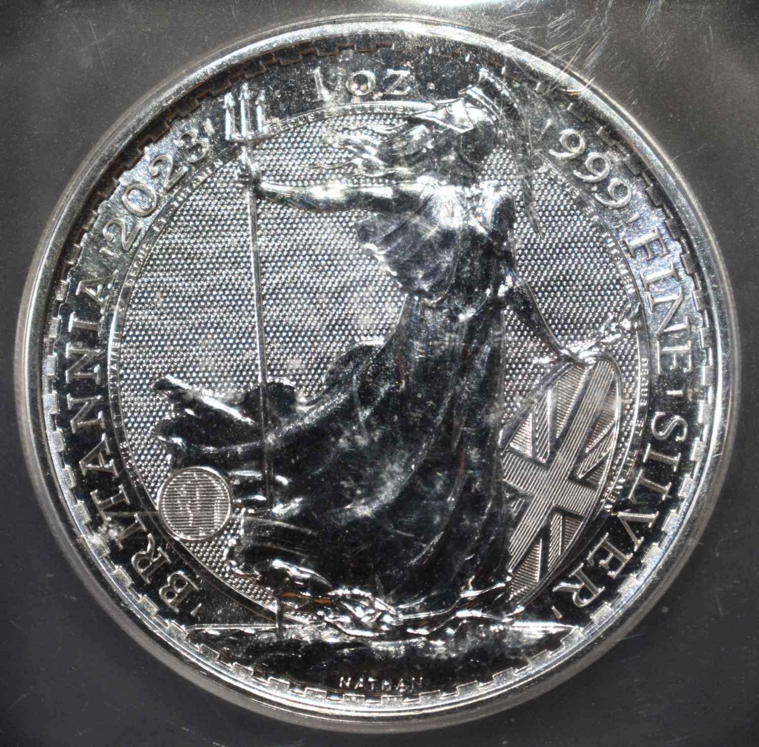 2023 GREAT BRITAIN 1 OZ .999 ICG MS69