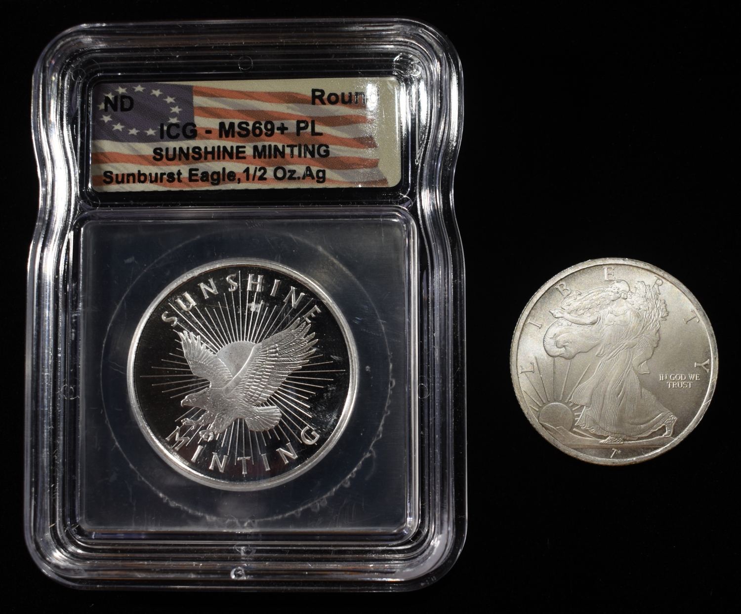 (2) 0.5 OZ .999 SILVER ROUNDS