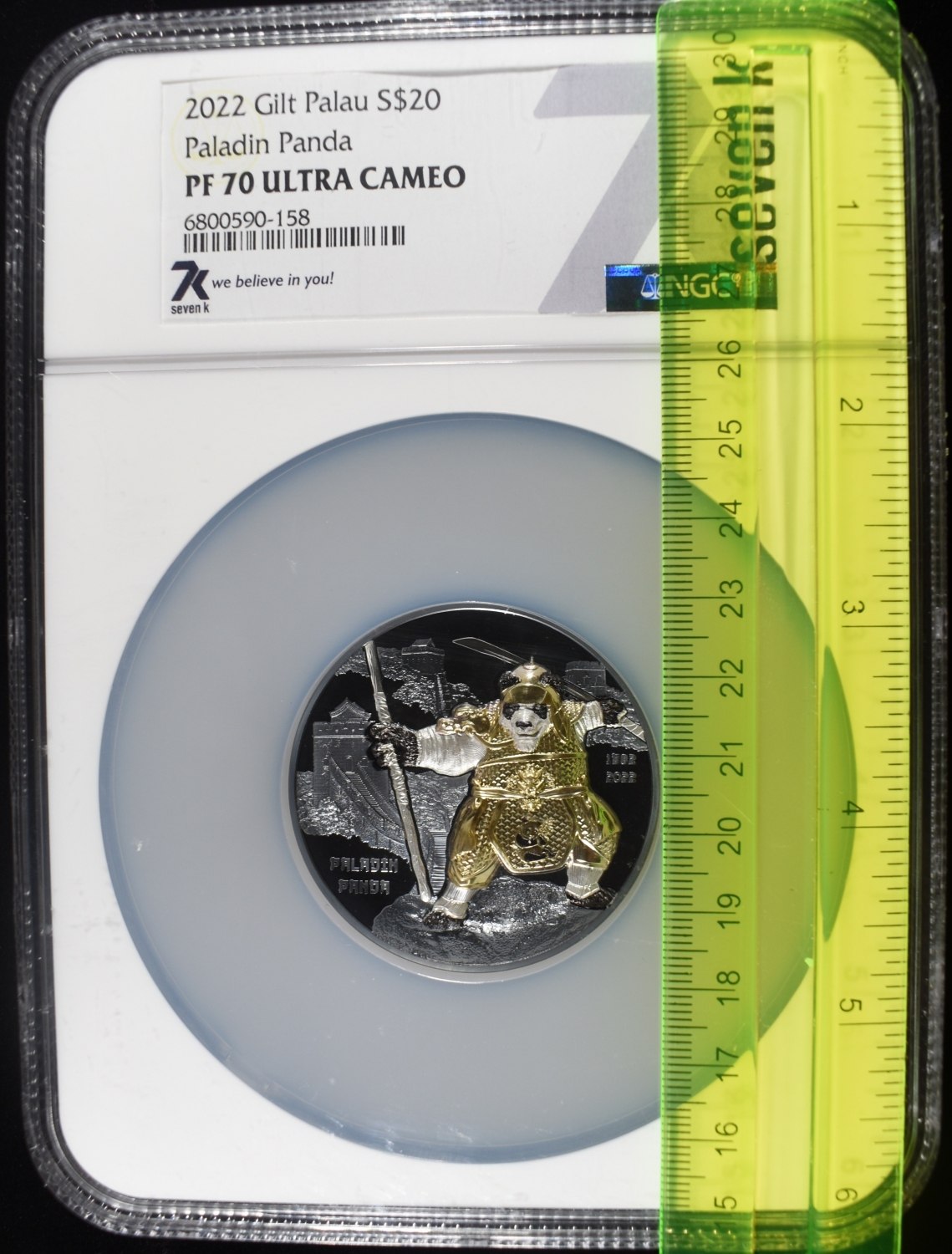 2022 $20 PALAU PALADIN PANDA NGC PF70 ULTRA-C