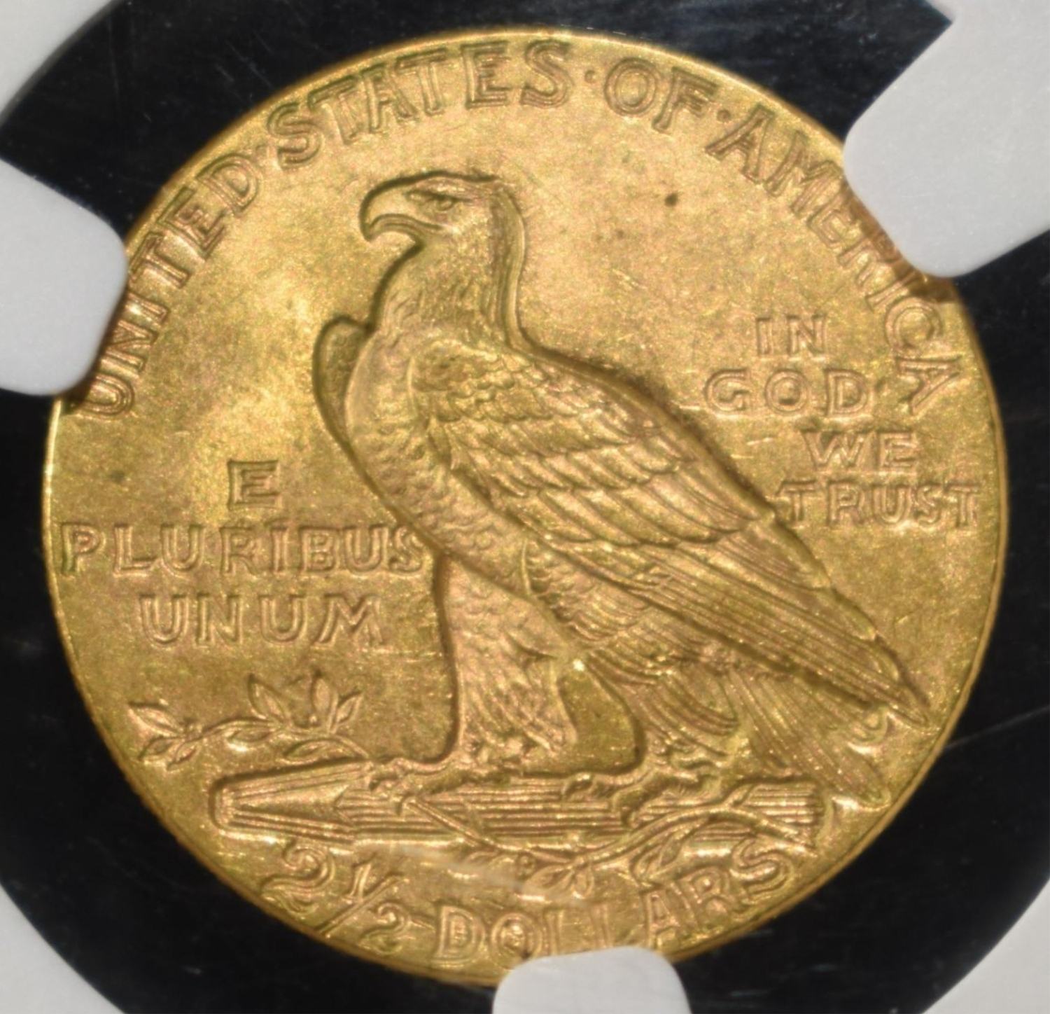 1926 $2.5 GOLD INDIAN NGC MS-63