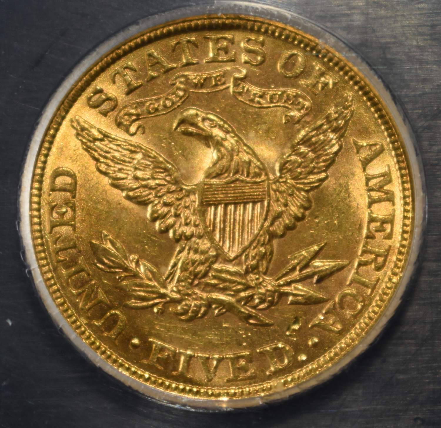1902 $5 LIBERTY GOLD ICG MS61