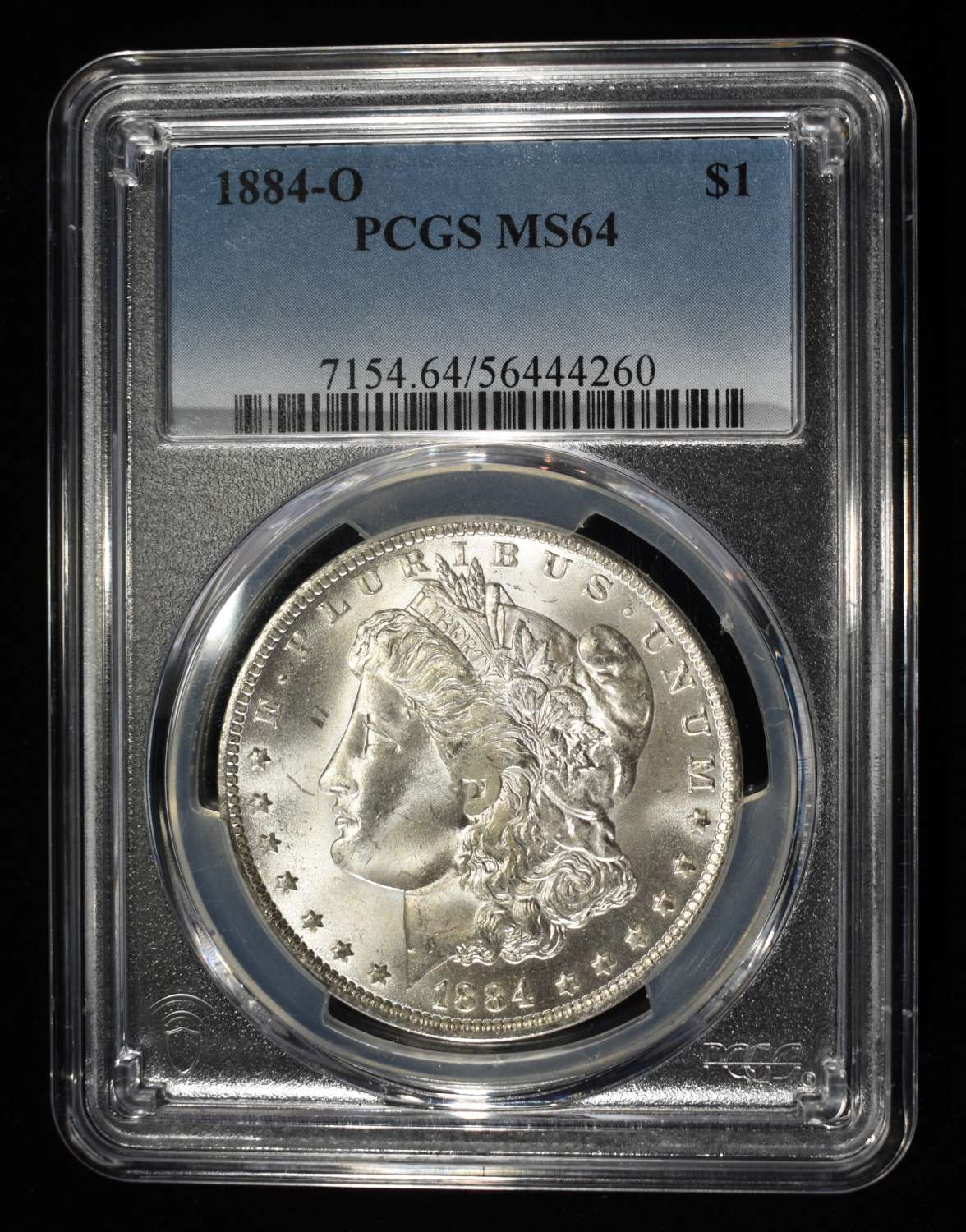 1884-O MORGAN DOLLAR PCGS MS-64