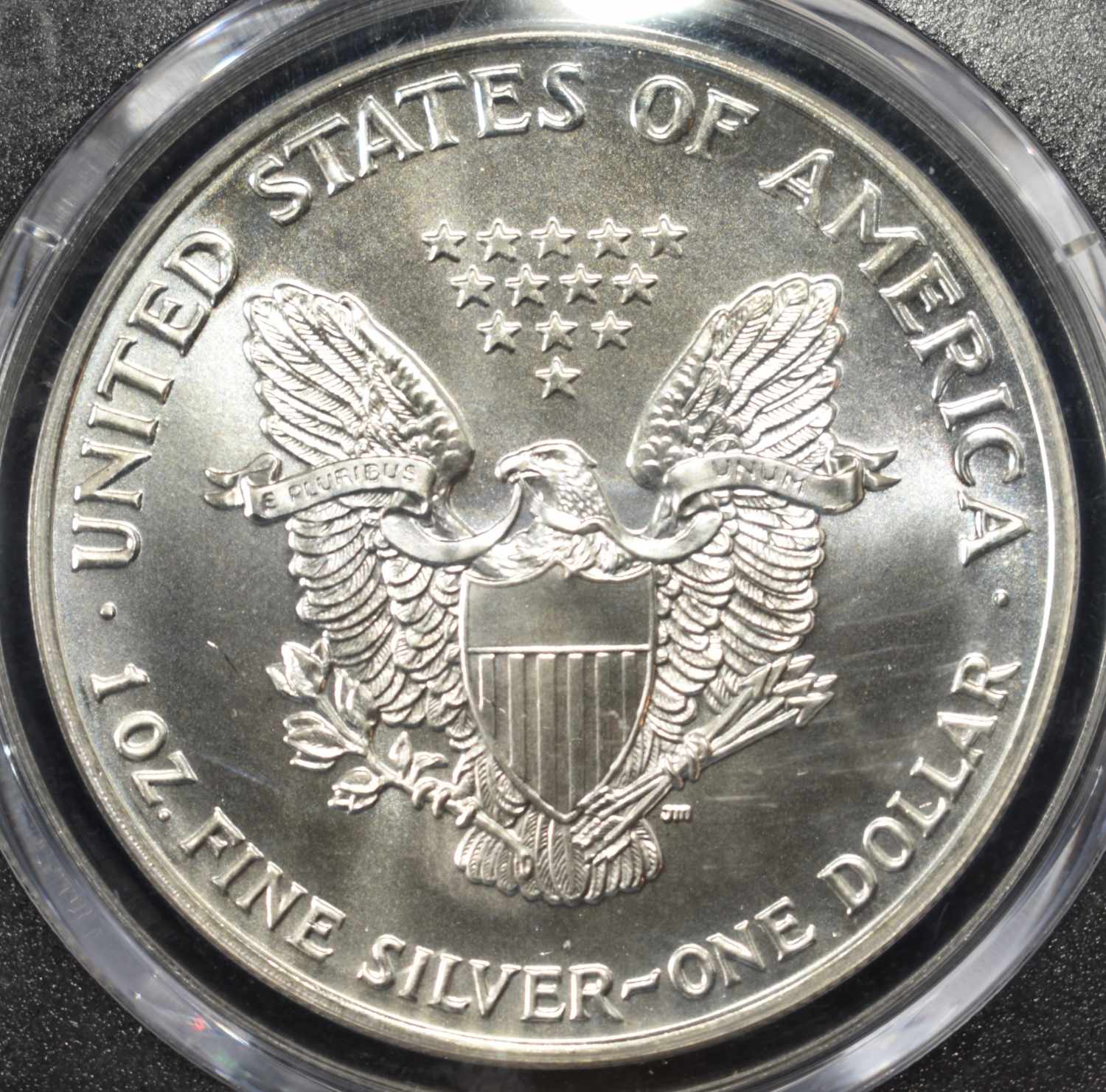 1990 AMERICAN SILVER EAGLE PCGS MS69