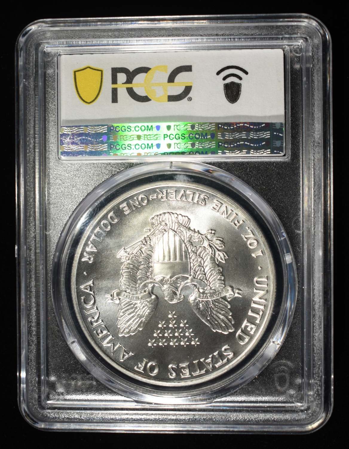 1990 AMERICAN SILVER EAGLE PCGS MS69
