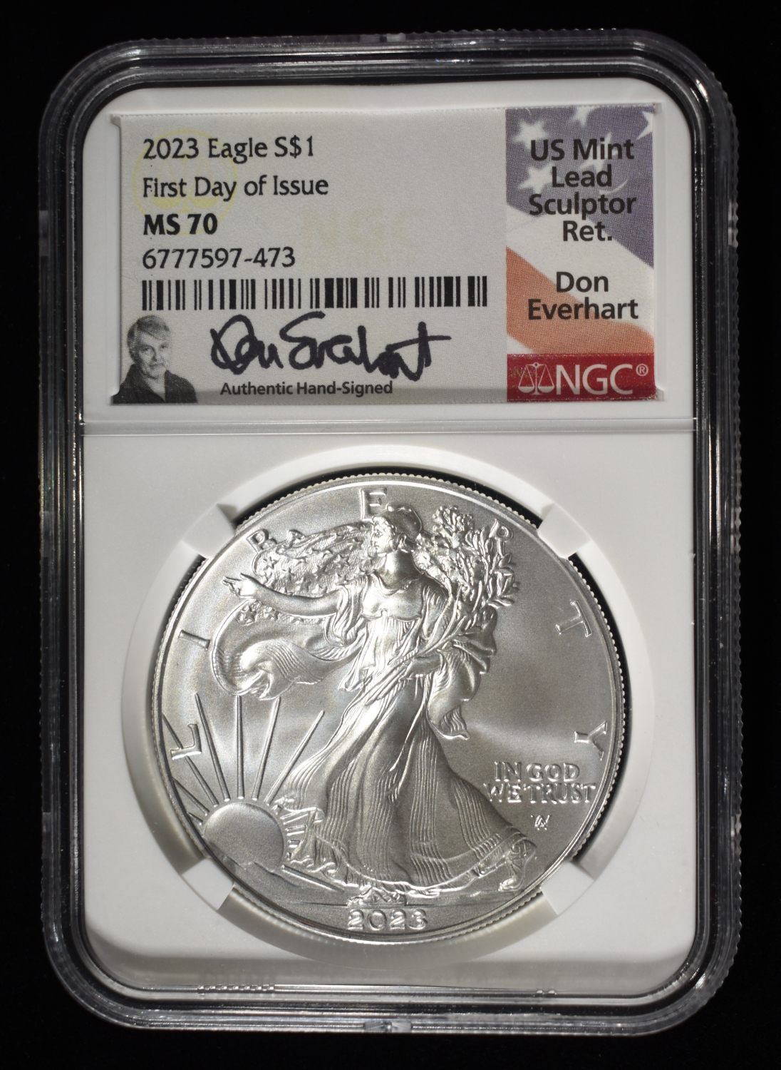 2023 AMERICAN SILVER EAGLE NGC MS70