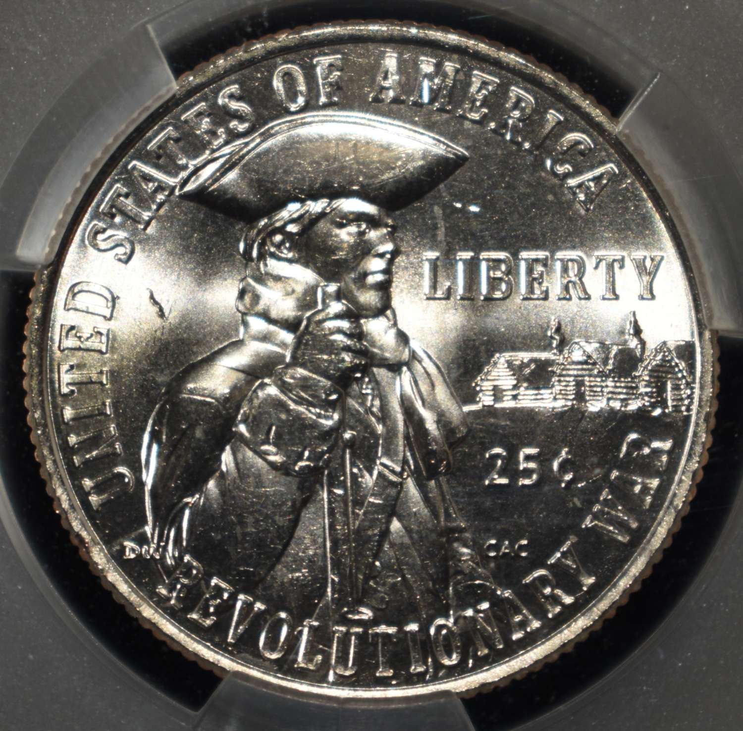 1776-2026-D REVOLUTIONARY WAR QUARTER CAC MS63