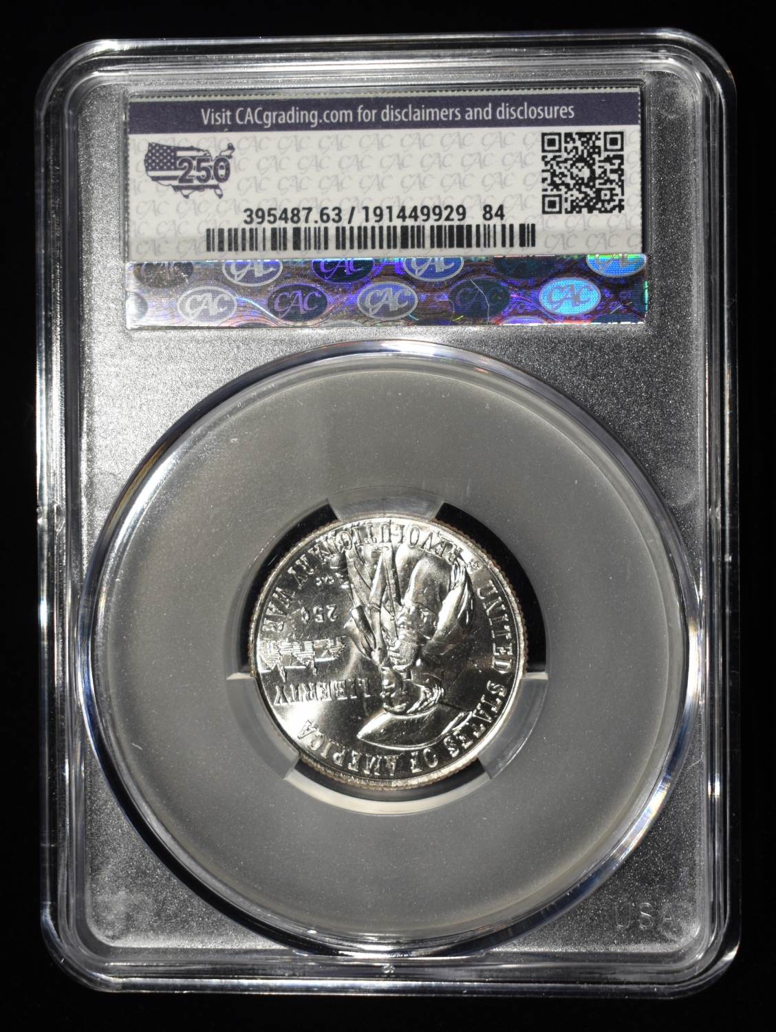 1776-2026-D REVOLUTIONARY WAR QUARTER CAC MS63