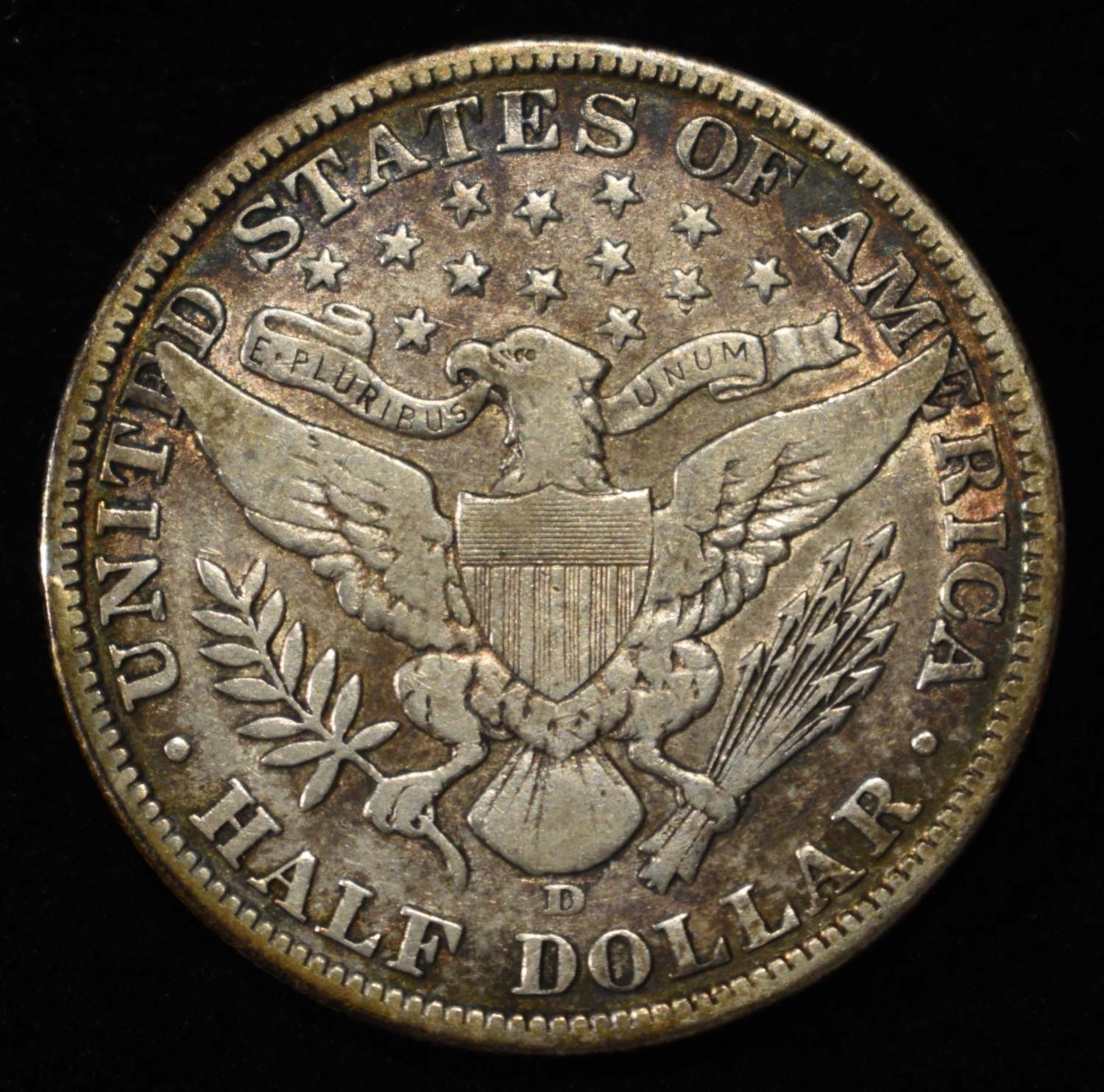 1911-D BARBER HALF DOLLAR VF/XF