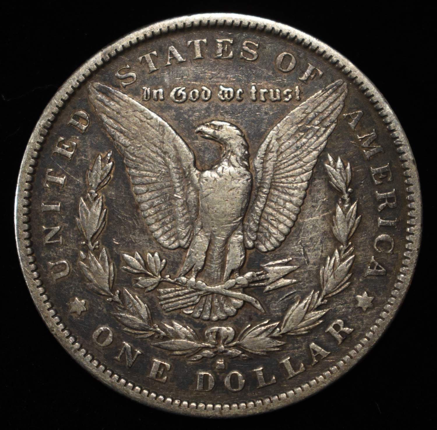 1891-S MORGAN DOLLAR .