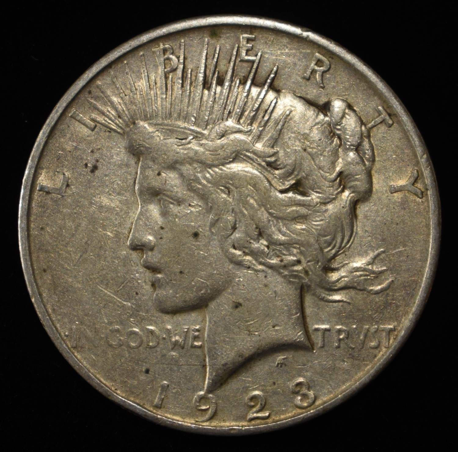 1923-D PEACE DOLLAR