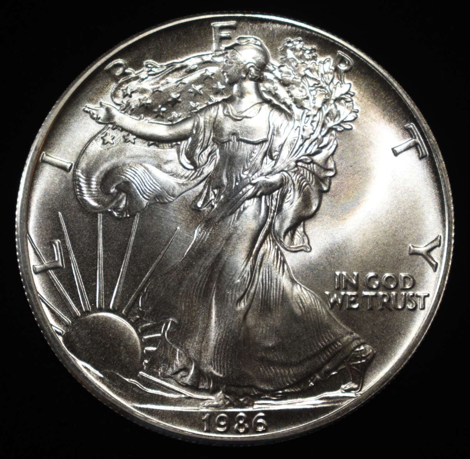 1986 AMERICAN SILVER EAGLE