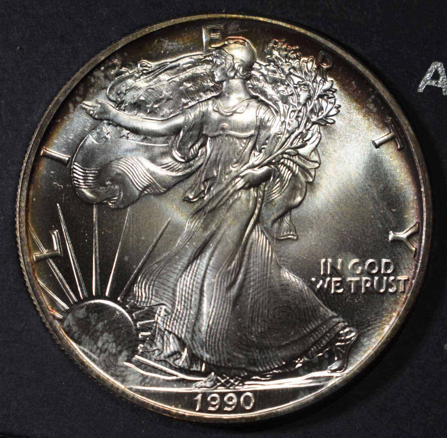 1990 AMERICAN SILVER EAGLE