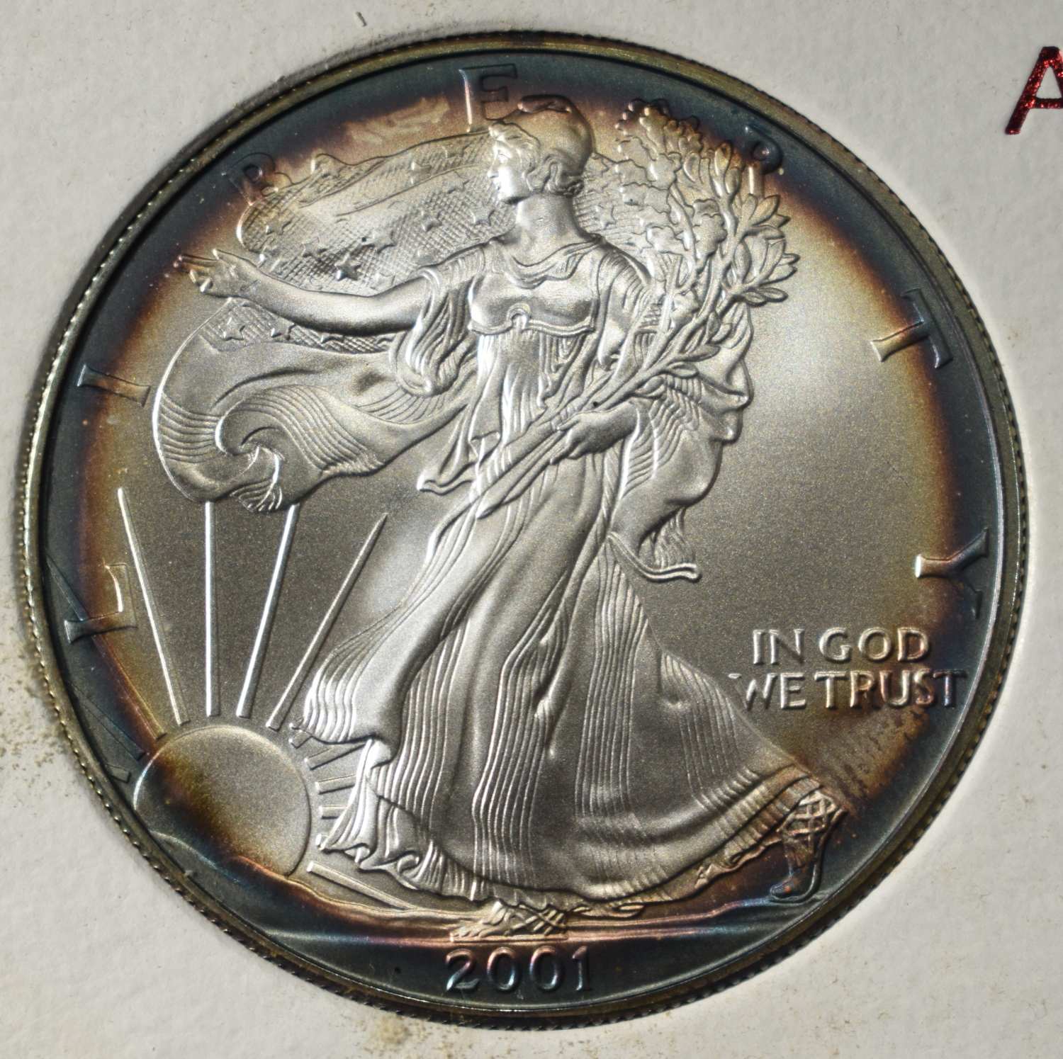 2001 AMERICAN SILVER EAGLE