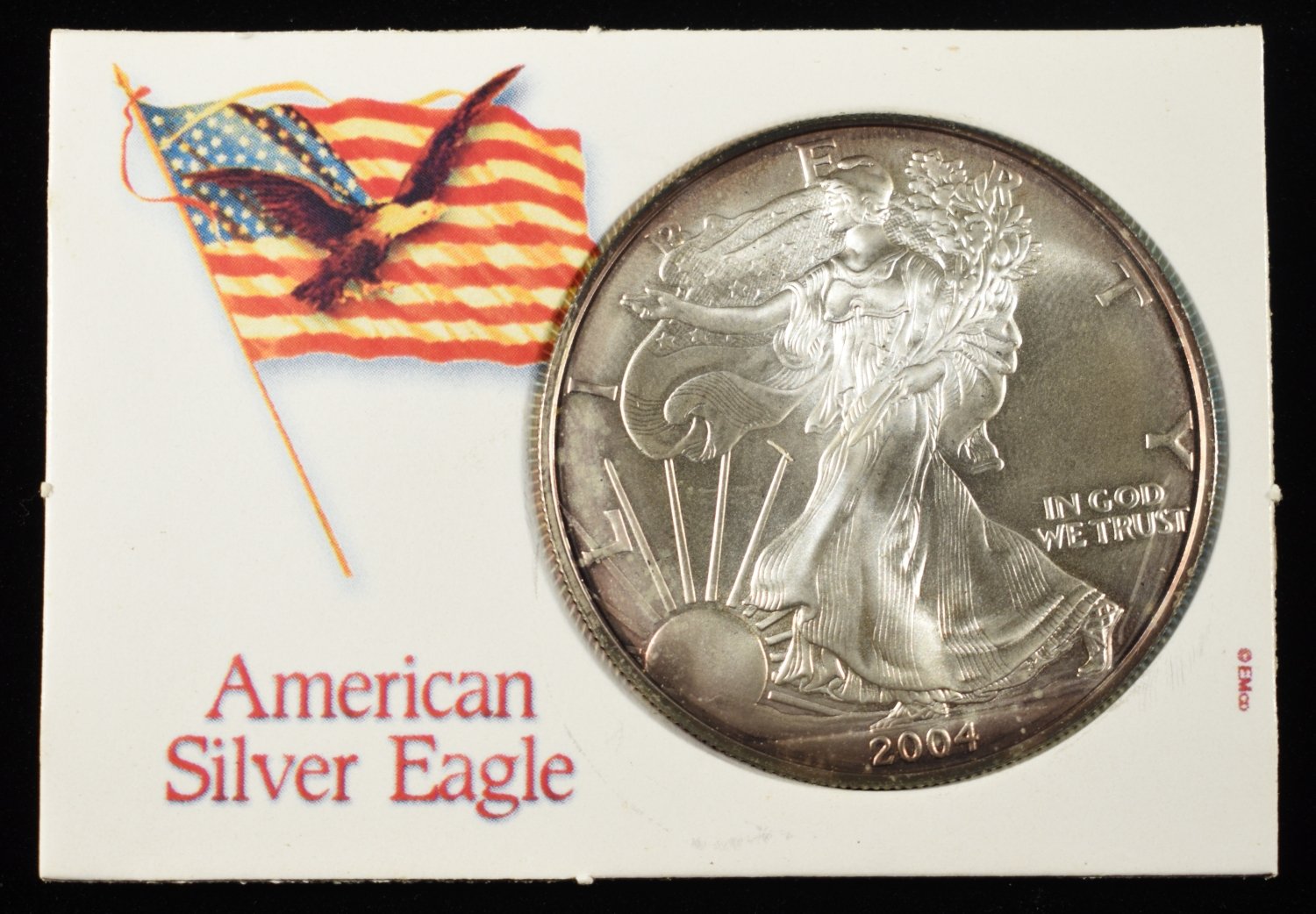 2004 AMERICAN SILVER EAGLE