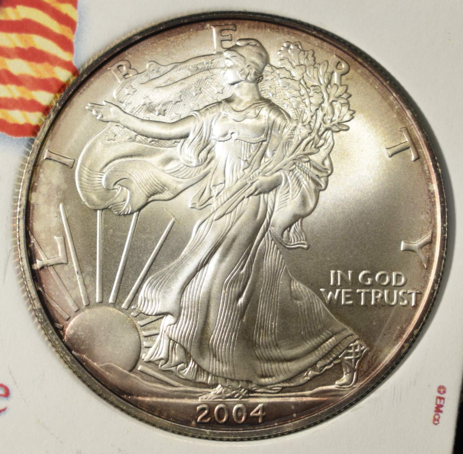 2004 AMERICAN SILVER EAGLE