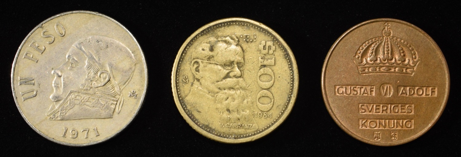 5 LBS FOREIGN COINS