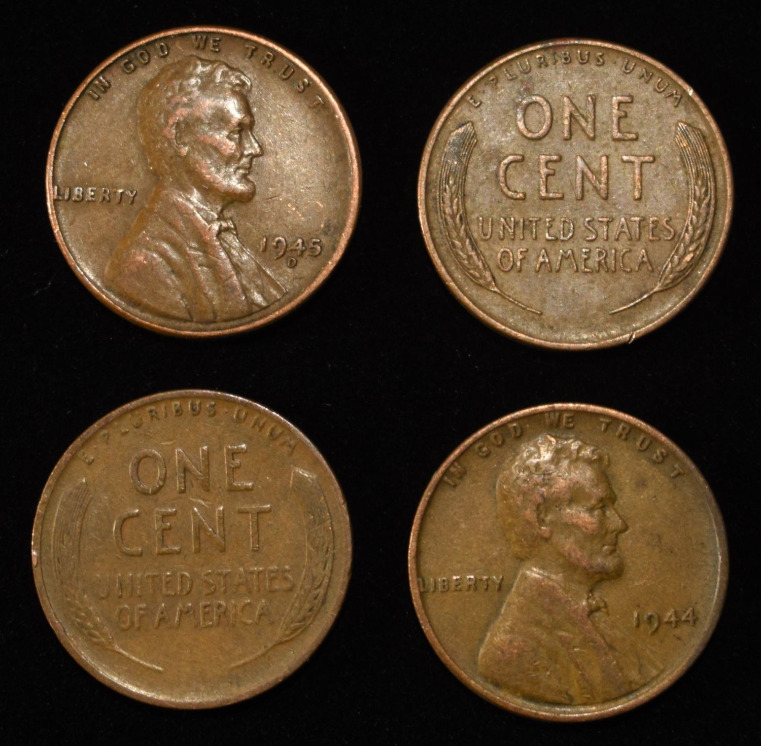 (500) 40'S & 50'S WHEAT CENTS