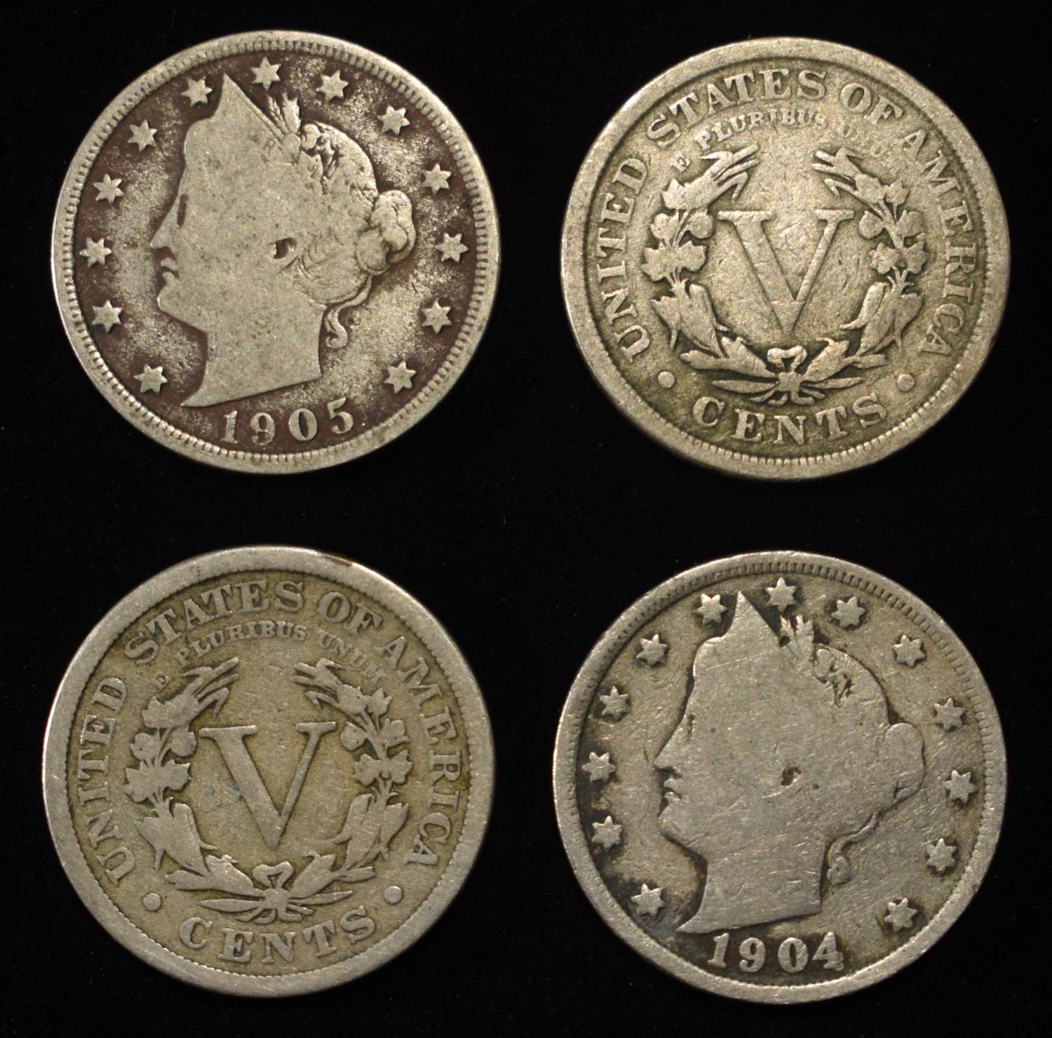 (75) 'V' NICKELS