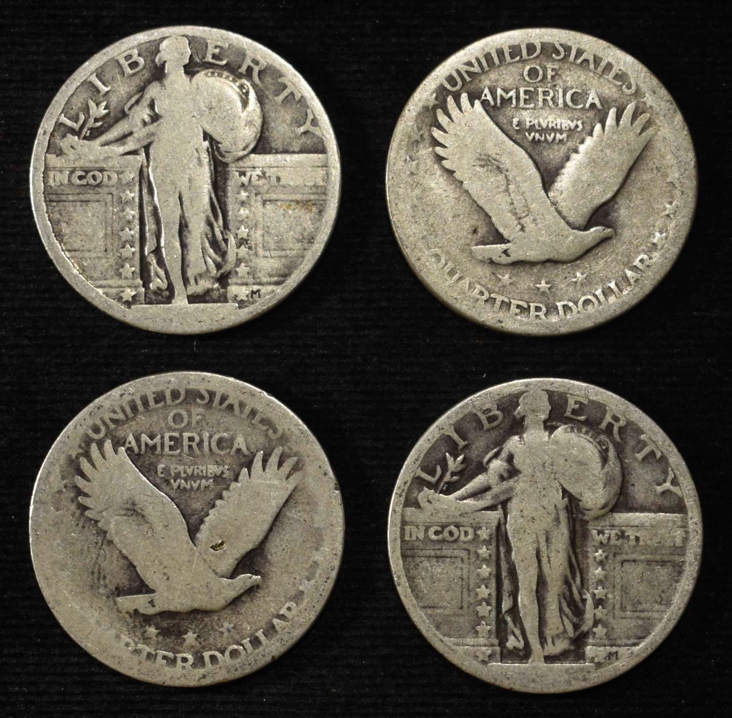 (20) STANDING LIBERTY QUARTERS