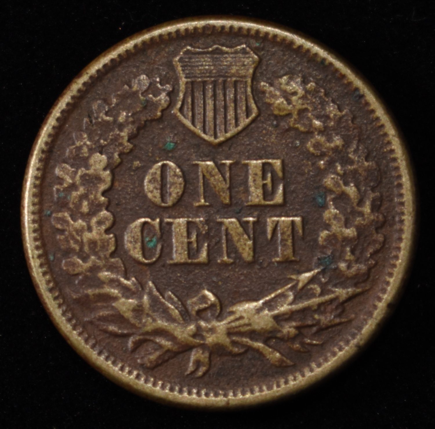 1860 INDIAN HEAD CENT XF/AU