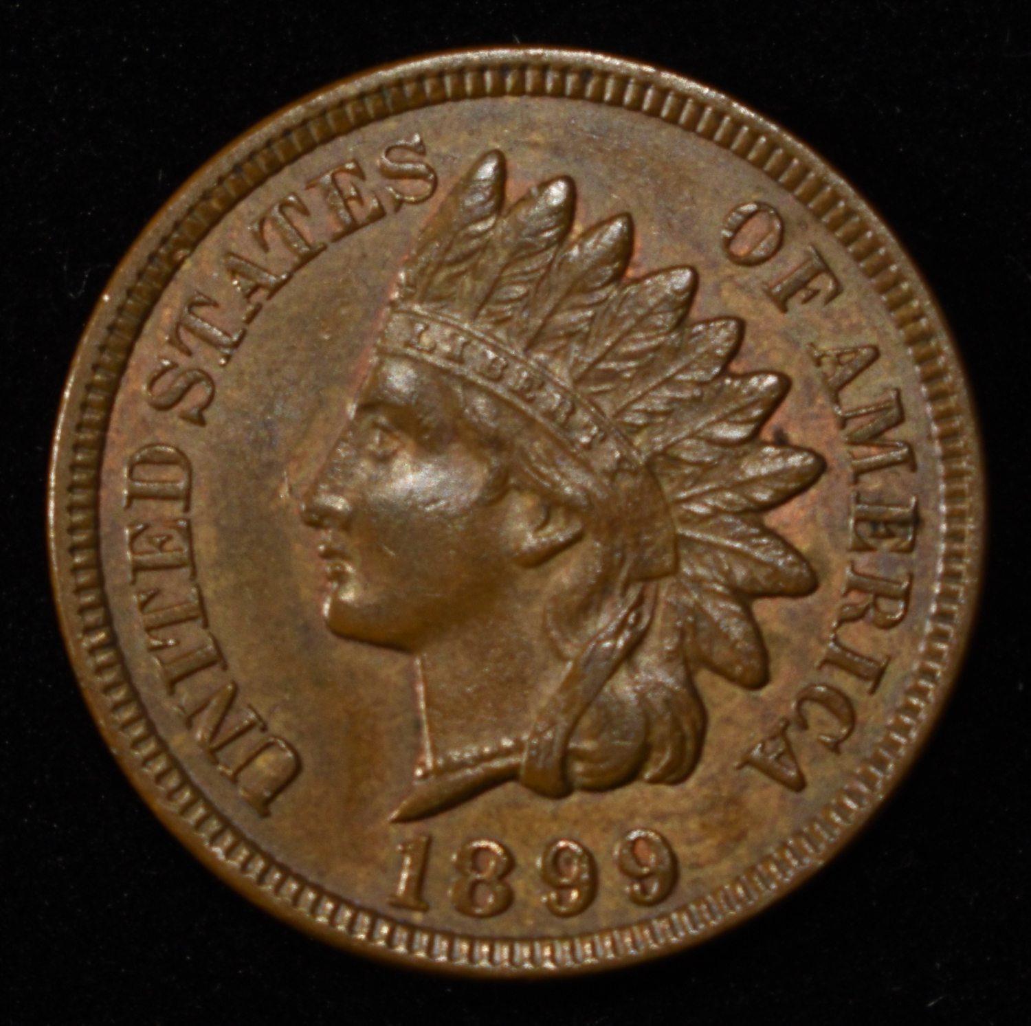 1899 INDIAN CENT CH UNC